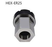 Tidevib ER40 ER32 ER25 Hexagonal Collet Chuck Holder for CNC Lathe and Engraving Machine Cross Hole Drilling