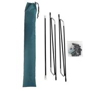 Tidevib Folding Wagon Cart Sun Shade Canopy Oxford Cloth and Aluminium Alloy Awning with Storage Bag for Outdoor Camping and Hiking Trolley 85.5x55cm