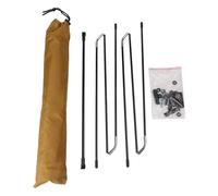 Tidevib Folding Wagon Cart Sun Shade Canopy Oxford Cloth and Aluminium Alloy Awning with Storage Bag for Outdoor Camping and Hiking Trolley 85.5x55cm