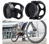 Tidevib for Bike Stem Mount for Bryton for Wahoo Computers, Adjustable for 360 Rotation Handlebar Extension Bracket with Quick Release Strap, Black