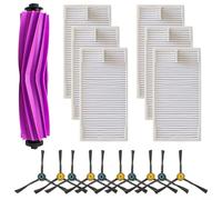 Tidevib For Eureka E20 Plus Vacuum Cleaner Maintenance Kit Main Rolling Brush Side Brushes Filter Set Cleaning Accessories(B)