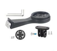 Tidevib For Garmin Bicycle Computer Mount Bracket For S-WORKS Stem For Bryton Devices Aluminum Construction With Installation Tools Black