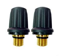 Tidevib For Karcher Steam Cleaner Safety Lock Valve Cap with Black O-Ring Replacement Part Compatible with SC1, SC2, SC3 Series Models 4.590-105.0(2 PACK)