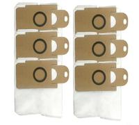 Tidevib For Lydsto Vacuum Dust Bags Parts For Robot Models R1 R1A R1 Pro S1 Disposable Collection Bag Accessories, 6 Count