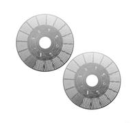 Tidevib for Stainless Steel Coffee Grind Size Reference Card with 18-Level Guide for Espresso, for Moka, Drip, Pour Over, Press, Cold Brew Brewing for Methods