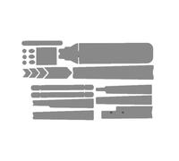 Tidevib Frame Protective Film for SL8 Road Bicycle, Transparent TPU Waterproof Sticker, Scratch Resistant Custom Fit for Frame Protection