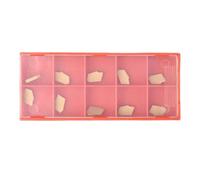 Tidevib GTN-2 (QC1402) Carbide Inserts, Multilayer Coated for CNC Lathe Cutting, Grooving and Cut-Off Operations on Steel and Stainless Steel, Pack of 10