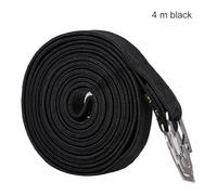 Tidevib Heavy Duty Elastic Luggage Strap with Carbon Steel Hooks, 4m Flat Bungee Rope for Securing Electric Car Trunks, Bicycles or Motorcycle Cargo in Outdoor Camping and Travel