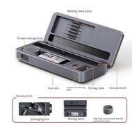 Tidevib HS-02A/02B Portable Soldering Iron Kit with Storage Box and Workbench, 100W, 100-450C Temperature Control, Type-C PD/QC/DC Input, ESD Protection, for DIY and Electronics