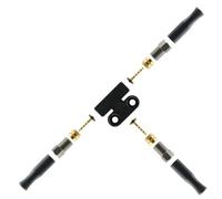 Tidevib Hydraulic Brake Splitter 1-to-2 Adapter CNC Machined Aluminium Connector for Bicycle or Motorcycle Systemsfor Mineral Oil and DOT Brake Lines