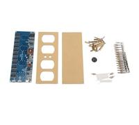 Tidevib IN-12 Nixie Tube Digital Clock PCBA Kit with Automatic Sleep Mode and 12/24 Hour Format, Compatible with IN-12 Tubes, Blue Acrylic Case