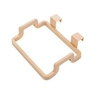 Tidevib Kitchen Hanging Trash Storage Rack Plastic Garbage Bag Holder for Cabinet Door Mount White Blue Green Pink