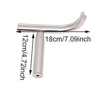 Tidevib Lathe Tool Holder Set for 1 Inch Hole, Includes S-Shape, Round Bend, Large and Small Straight Bend Tool Holders, Electroplated #45 Steel for Wood Lathe and DIY Projects