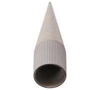 Tidevib Leather Round Hole Punch Polisher Sharpener Tool, Stainless Steel Emery Coated for SPC and HY Punches, Manual Sharpening and Grinding Tool for DIY Leathercraft