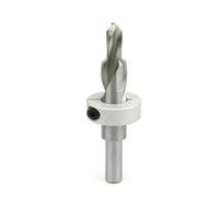 Tidevib M6/M8 High-Speed Steel Drill Bit for Aluminum Profiles with Adjustable Depth Control, 90mm Length