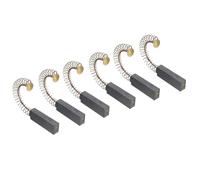 Tidevib Motor Carbon Brushes 30mm x 11mm x 6mm, Copper Carbon Replacement Brushes with Springs for Electric Drill and Power Tool Repair, 2-Pack or 6-Pack