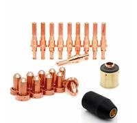 Tidevib Plasma Torch Consumables Kit for Thermal Dynamics SL60, 22-Piece Set with Electrode 9-8215, Nozzle 9-8207, Shield Cup 9-8218, Starter Box 9-8213/9-8277