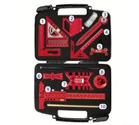 Tidevib Precision Marking Gauge Set Aluminium Dovetail Ruler for Carpentry Tools and for Contour Tracing 290mm(10pcs)