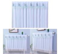 Tidevib Radiator Cover Use, Fabric Gauze Anti-Dust Decorative Panel with Stylish Aesthetic, 60x70cm to 160x70cm