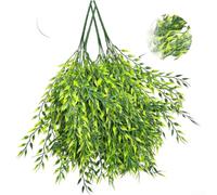 Tidevib Realistic Artificial Weeping Tree Branches With Plastic Foliage Suitable For Ceiling And Wall Decor In Any Space