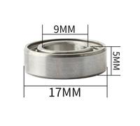 Tidevib Rear Derailleur Wheel 2RS Ceramic Bearing for Shimano and SRAM, Stainless Steel Bike Component 4g