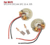 Tidevib Replacement Carbon Brushes and Holders, 4-Piece Set for SFC14-A SFC14A SFC 22-A Power Tools, 3x8x13mm Carbon Brush, 44mm Holder