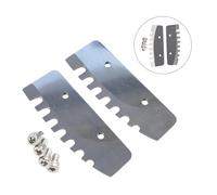 Tidevib Replacement Ice Auger Blades, 8-Inch Stainless Steel Blades for Power Ice Auger Tools, Compatible with Quantum and Rocket Models