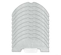 Tidevib Replacement Mop Pads for Vexilar for W7 W9 W11 W15, Washable Reusable Microfiber Cleaning Cloths, Robot Vacuum Accessories(10 PACK)