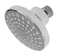 Tidevib Round Rainfall Shower Head Wall Mounted Chrome Finish Adjustable High Pressure Bathroom Sprayer ABS Material Easy Installation(1 pcs)