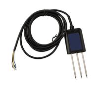 Tidevib RS485 ModBus-RTU Soil Sensor for Moisture, Temperature, Humidity, PH, and Conductivity Measurement, IP68 Waterproof, -40 to 85 Range