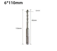Tidevib SDS Plus Shank Carbide Drill Bit for Ceramic, Tile, Porcelain, Stone and Concrete, 2-Cutting Edge Industrial Grade, 6mm to 12mm Sizes