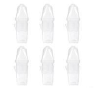 Tidevib Self Watering Propagation Pots with Humidity Dome, 2.5 Inch Clear Plant Starter Cups with Side Inlet & Vents Succulents Herbs Cuttings, 6 Pack(6pcs)