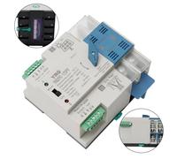 Tidevib Solar/PV Dual Power Automatic Transfer Switch, 125A 2P Generator Changeover Switch with Manual/for Auto Mode, DIN Rail Mount for Industrial Use