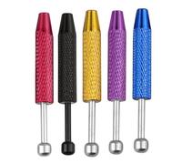 Tidevib Stainless Steel 4-Claw Mini Grabber Tool for Precision Work, 5-Pack Pickup Tool for IC Chips, Screws, and Model Making