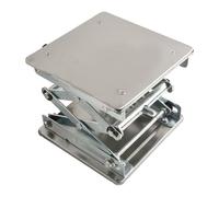 Tidevib Stainless Steel Lab Lifting Platform, 150x150 mm Manual Lift Stand for Physics, Chemistry, and Biology Experiments with 75-260 mm Range