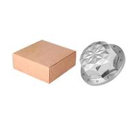 Tidevib Stainless Steel Mechanical Kitchen Timer with Magnetic Backing and Loud 70dB Alarm for Cooking, Studying, Exercise