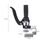 Tidevib Stainless Steel Quick-Release Drawer Panel Clamp with L-Shaped and Bow-Shaped Clips for Damage-Free Cabinet Installation