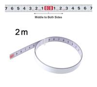 Tidevib Steel Backing Tape Measure for Miter Saw Track and Woodworking Tools, 1M/2M Metric Ruler with Strong, 13mm Width