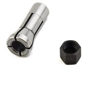 Tidevib Steel Chuck Cap and Collet Nut Replacement for Bosch GD0600 GD0601 GD0603 906 763620-8 763627-4 Power Tools, 3mm/6mm Collet Chuck Size