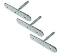 Tidevib T-Type Screws for Woodworking Machines, for 3/4 x 3/8 Inch Bevel Cut Slots and 30mm/45mm T-Slot Rails, Metal T-Bolt Knob for Table Saw Accessories, Jigs and Fixtures