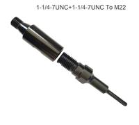 Tidevib Thread Adapter for Drill Core Bits, 1-1/4-7UNC to M22 Thread Connection Converter with Extension Rod for SDS Plus Shank