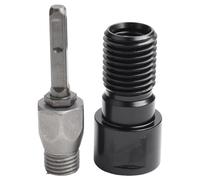 Tidevib Thread Adapter for Drill Core Bits, M22 to 1-1/4-7 Converter with Split Square Handle Conversion Head, Chromium Construction for Heavy-Duty Drilling