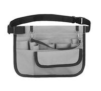 Tidevib Waist Pouch for Tools and Accessories, for Lasting Adjustable Work Pouch for Nurses, Artists and Outdoor Activities, Black