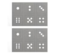 Tidevib Welding Training Kit with 24-Piece Mild Steel Practice Coupons for Hands-On Skill Development, Cube and Dice Assembly Project