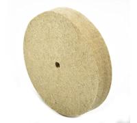 Tidevib Wool Felt Polishing Wheel for Metal, 150mm Diameter, 10mm Inner Hole, Soft to Medium Density for Grinder Tool