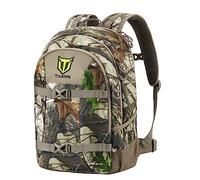 TIDEWE Hunting Backpack with Waterproof Rain Cover, 25L Hunting Pack, Durable Hunting Day Pack for Bow Rifle Gun, Next Camo G2, 25L, Daypack Backpacks