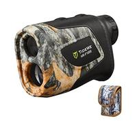 TIDEWE Hunting Rangefinder with Rechargeable Battery, 1000Y Camo Laser Range Finder 6X Magnification, Distance/Angle/Speed/Scan Multi Functional Water-Resistant Rangefinder with Case