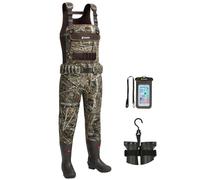 TIDEWE Hunting Waders for Women with 600G Insulated Waterproof Rubber Boots, 3.5mm Neoprene Chest Waders for Fishing and Hunting