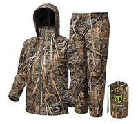 TIDEWE Rain Suit, Waterproof Breathable Lightweight Rainwear (Next Camo Evos Size M)