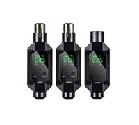 Tidgel 2.4G Wireless Microphone System XLR Transmitter Receiver for Dynamic Condenser Mic 45kHz Sampling Rechargeable Battery Live Stage(1 IN 2)